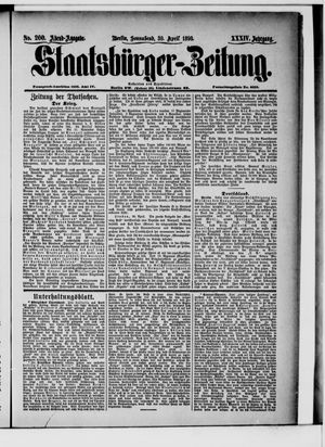 Staatsbürger-Zeitung vom 30.04.1898