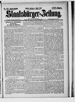 Staatsbürger-Zeitung on May 6, 1898