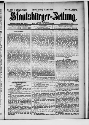 Staatsbürger-Zeitung on May 15, 1898