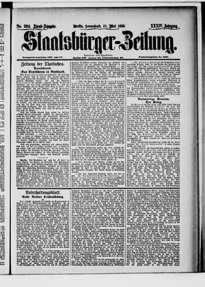 Staatsbürger-Zeitung on May 21, 1898