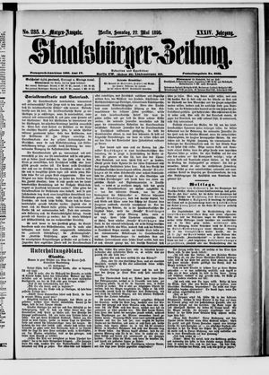 Staatsbürger-Zeitung vom 22.05.1898