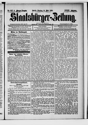 Staatsbürger-Zeitung on May 24, 1898