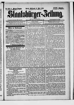 Staatsbürger-Zeitung vom 25.05.1898