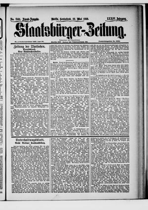 Staatsbürger-Zeitung on May 28, 1898