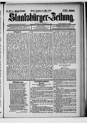 Staatsbürger-Zeitung vom 29.05.1898