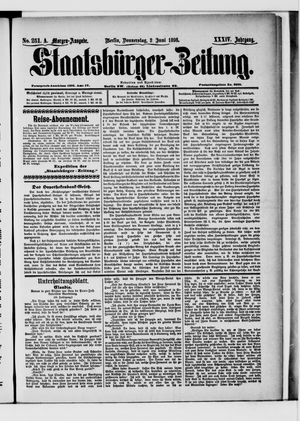 Staatsbürger-Zeitung on Jun 2, 1898