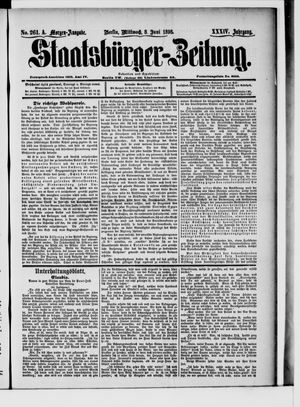 Staatsbürger-Zeitung vom 08.06.1898