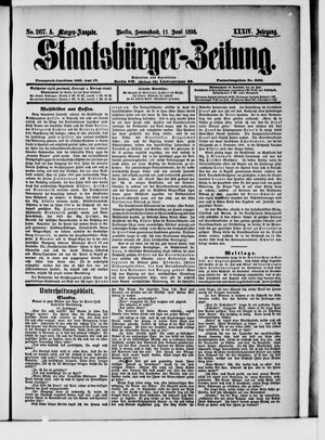 Staatsbürger-Zeitung vom 11.06.1898