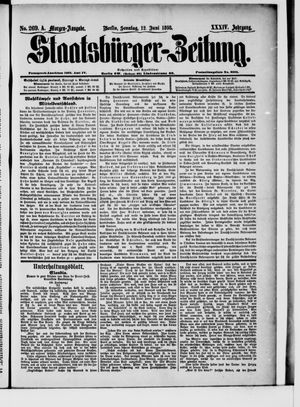 Staatsbürger-Zeitung on Jun 12, 1898