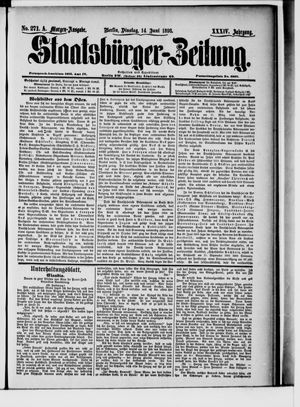 Staatsbürger-Zeitung vom 14.06.1898