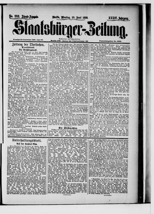 Staatsbürger-Zeitung vom 20.06.1898