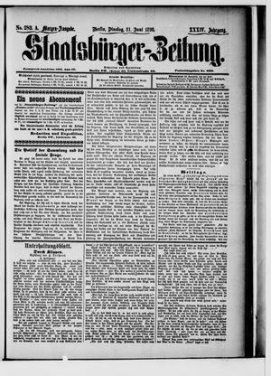 Staatsbürger-Zeitung on Jun 21, 1898