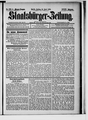Staatsbürger-Zeitung vom 24.06.1898