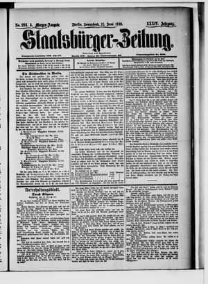 Staatsbürger-Zeitung vom 25.06.1898