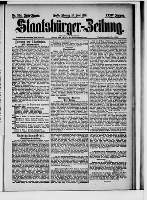 Staatsbürger-Zeitung vom 27.06.1898