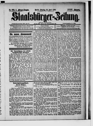 Staatsbürger-Zeitung vom 28.06.1898