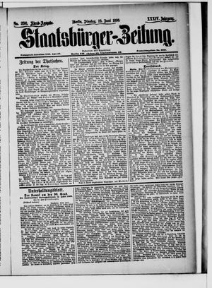 Staatsbürger-Zeitung vom 28.06.1898