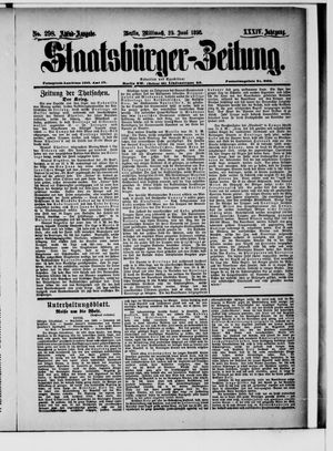 Staatsbürger-Zeitung vom 29.06.1898