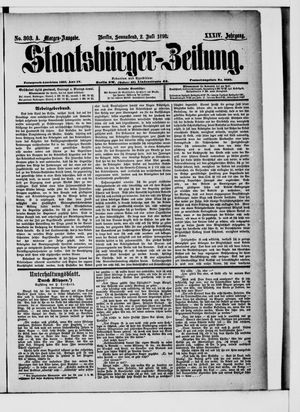 Staatsbürger-Zeitung on Jul 2, 1898