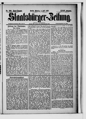 Staatsbürger-Zeitung vom 04.07.1898