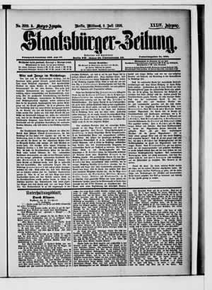 Staatsbürger-Zeitung vom 06.07.1898