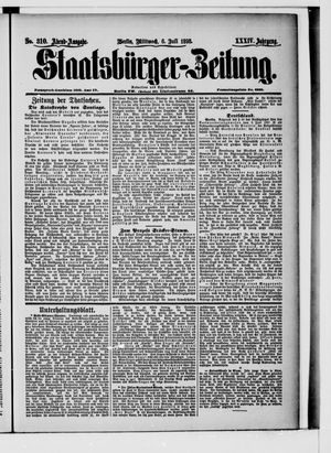 Staatsbürger-Zeitung vom 06.07.1898