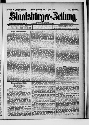 Staatsbürger-Zeitung vom 13.07.1898