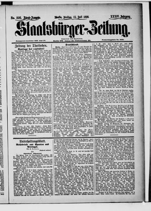 Staatsbürger-Zeitung vom 15.07.1898