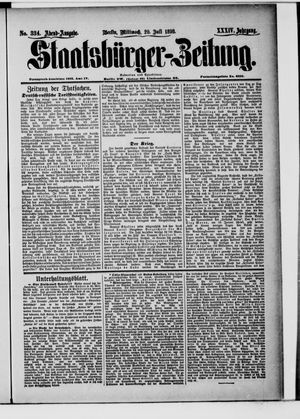 Staatsbürger-Zeitung on Jul 20, 1898
