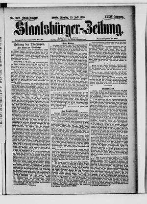 Staatsbürger-Zeitung vom 25.07.1898