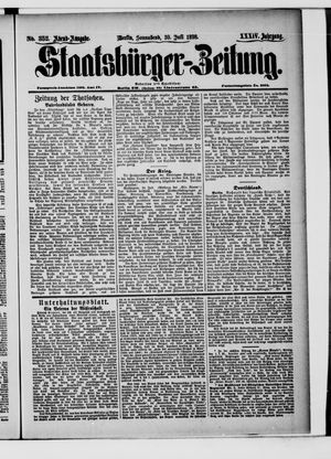 Staatsbürger-Zeitung vom 30.07.1898