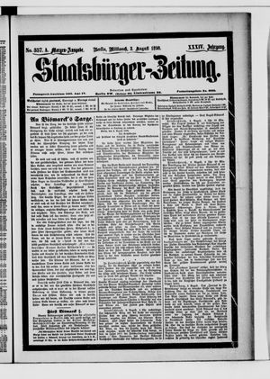 Staatsbürger-Zeitung vom 03.08.1898