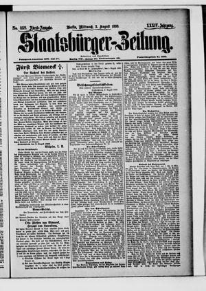 Staatsbürger-Zeitung on Aug 3, 1898