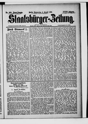 Staatsbürger-Zeitung vom 04.08.1898