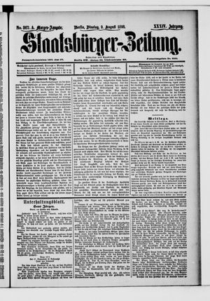 Staatsbürger-Zeitung on Aug 9, 1898
