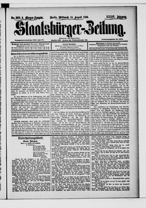 Staatsbürger-Zeitung vom 10.08.1898