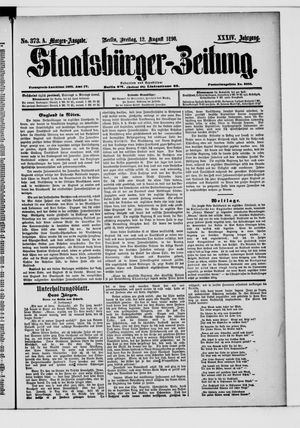 Staatsbürger-Zeitung vom 12.08.1898