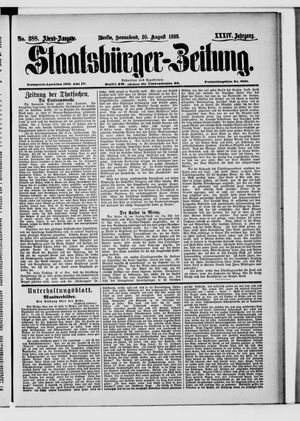 Staatsbürger-Zeitung vom 20.08.1898