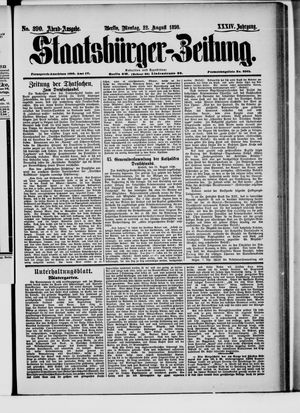 Staatsbürger-Zeitung on Aug 22, 1898