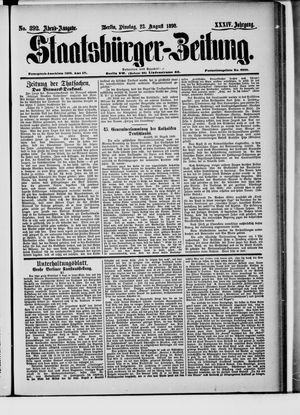 Staatsbürger-Zeitung vom 23.08.1898
