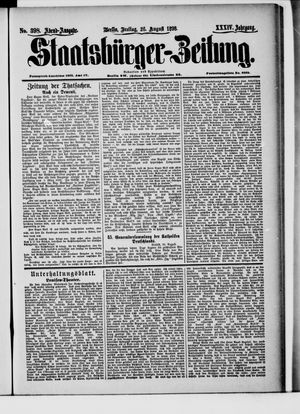 Staatsbürger-Zeitung vom 26.08.1898