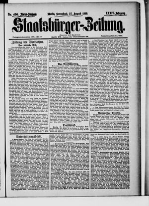 Staatsbürger-Zeitung vom 27.08.1898