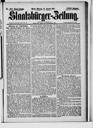 Staatsbürger-Zeitung vom 29.08.1898