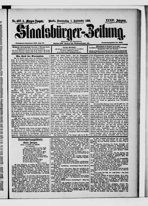 Staatsbürger-Zeitung vom 01.09.1898