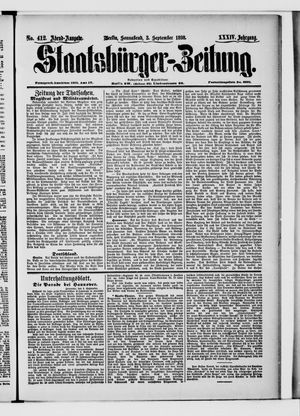 Staatsbürger-Zeitung vom 03.09.1898