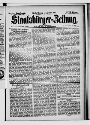 Staatsbürger-Zeitung vom 05.09.1898