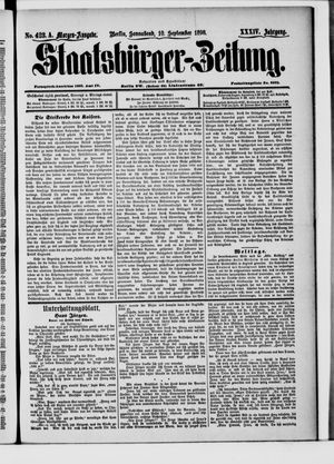 Staatsbürger-Zeitung vom 10.09.1898