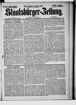 Staatsbürger-Zeitung vom 03.10.1898