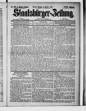 Staatsbürger-Zeitung on Oct 4, 1898