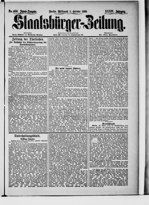 Staatsbürger-Zeitung vom 05.10.1898